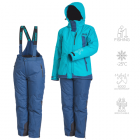 Костюм жіноч. зимовий мембран. Norfin SNOWFLAKE 2 (блакитн.) -25 ° / 6000мм
